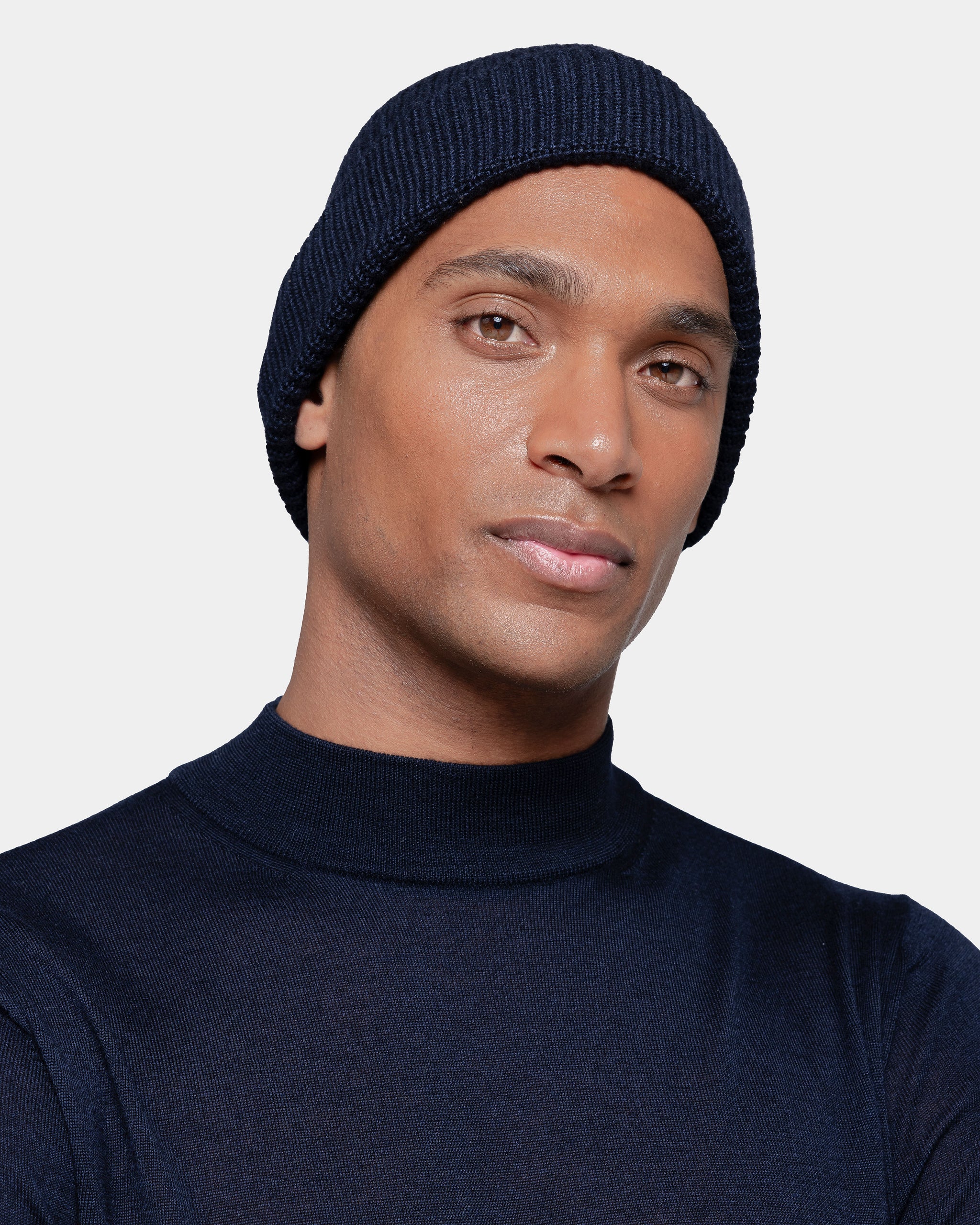 Blue Beanie in Cashmere Silk | Filatori