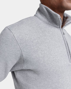 Grey Half zip sweatshirt in Cotton Cashmere | Filatori