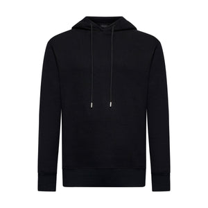 Black Hoodie in Cotton Cashmere | Filatori