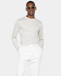 Rope Long Sleeve T-Shirt 100% Masters of Linen | Filatori 